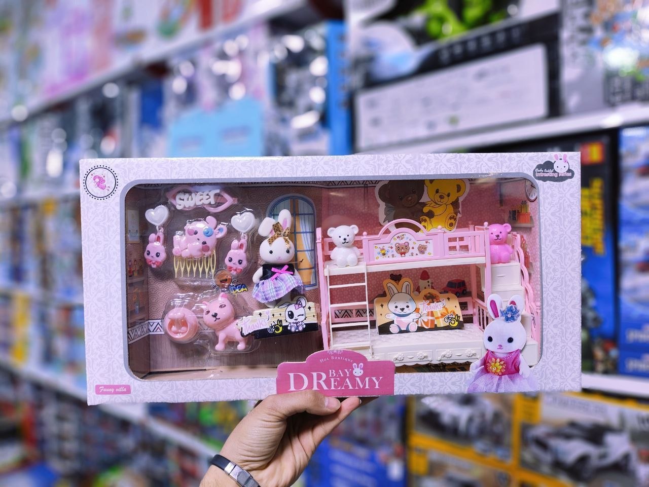 خانه ی خرگوش با کیفیت و کامل با‌ پله برای کودکان
