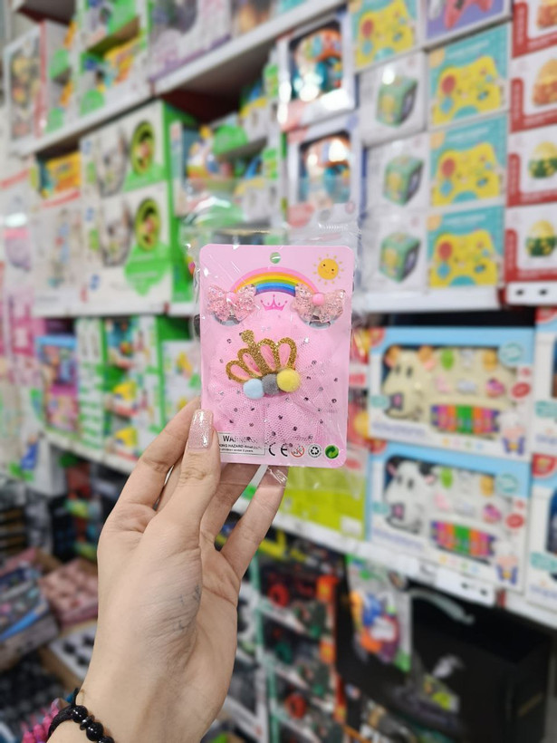 ست گیره و گوشواره دخترانه